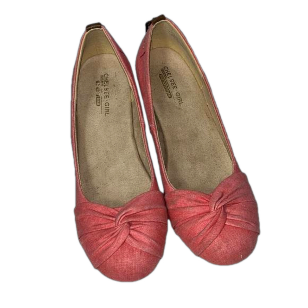 Chelsee Girl Wedge Coral Pink Size 10